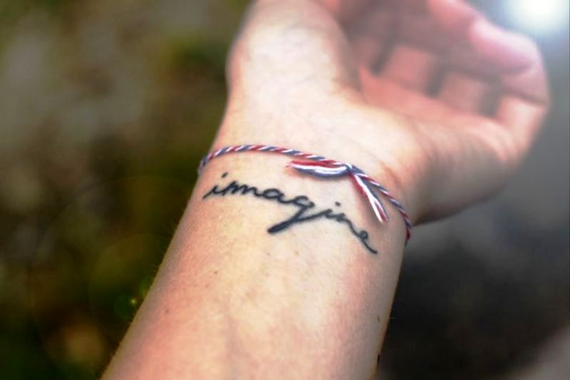 Adorable Imagine Wrist Tattoo