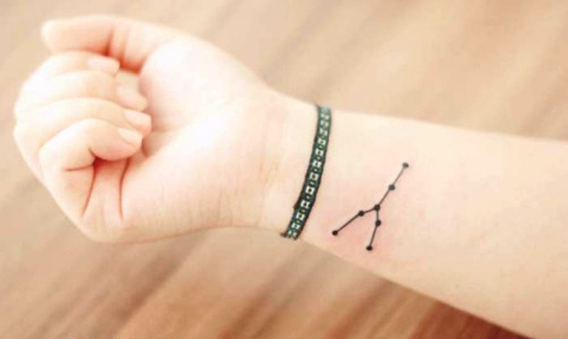 Amazing Constellation Wrist Tattoo