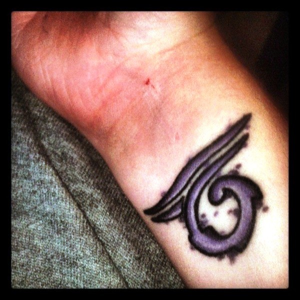 Amazing Libra Wrist Tattoo