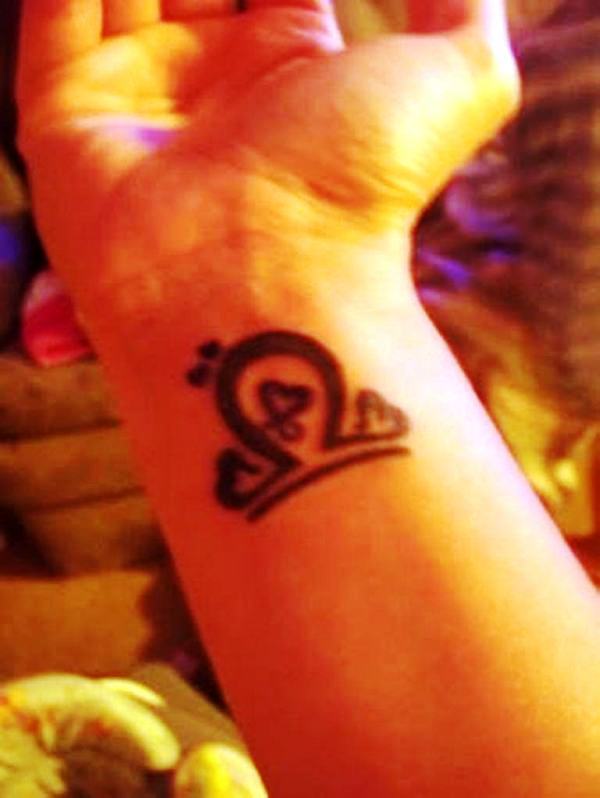 Cute Libra Wrist Tattoo