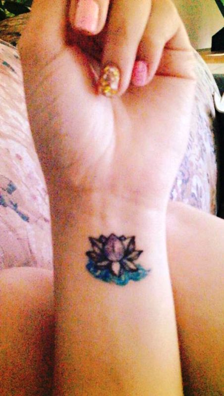 Graceful Lotus Tattoo