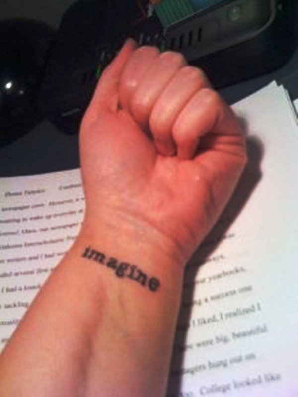 Nice Imagine Tattoo On Wrist